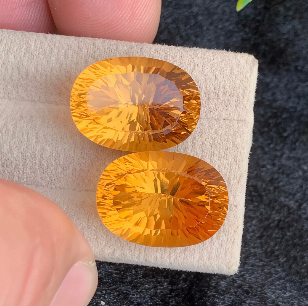 33.08Ct Citrine Pair