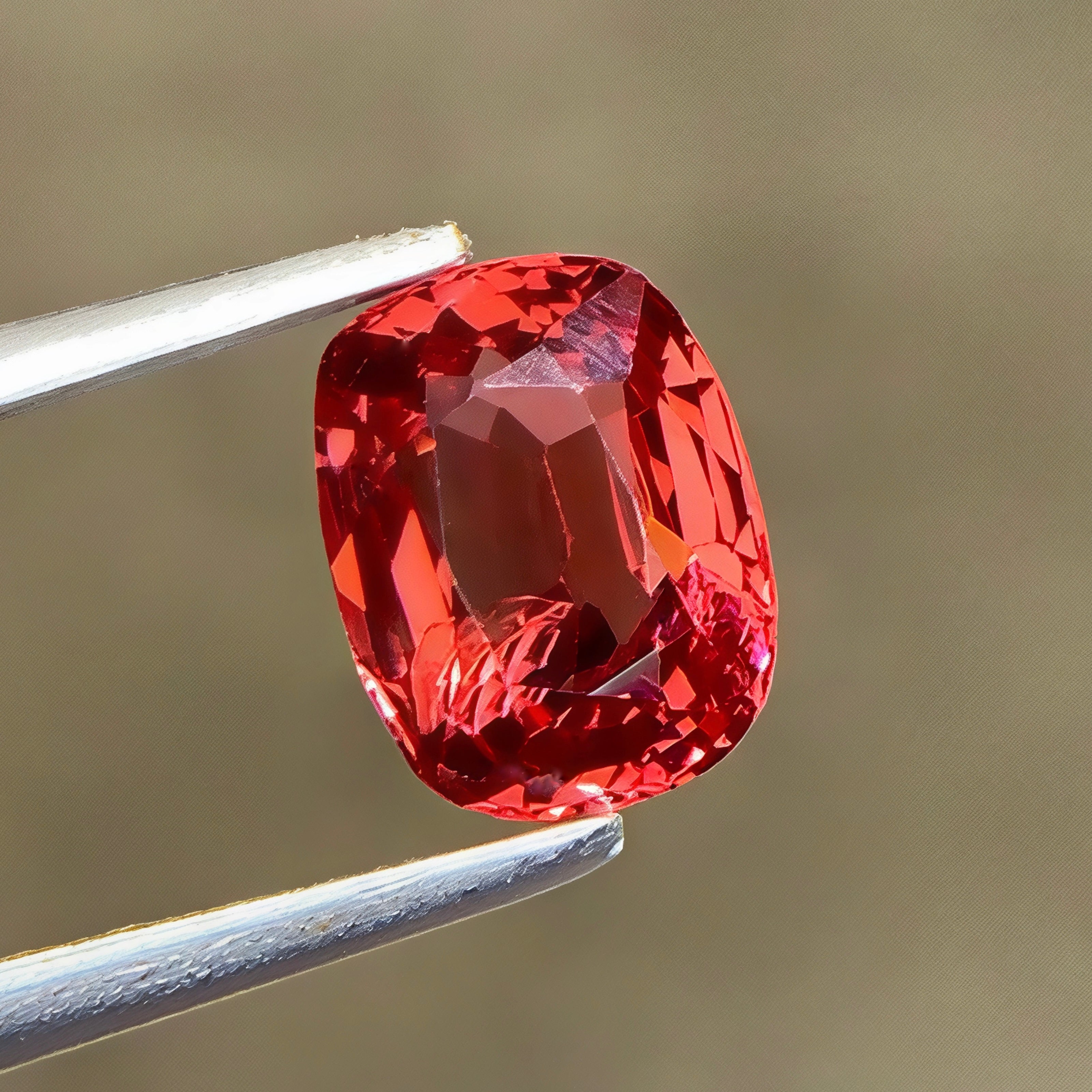  1.15Ct Orange Red Spinel