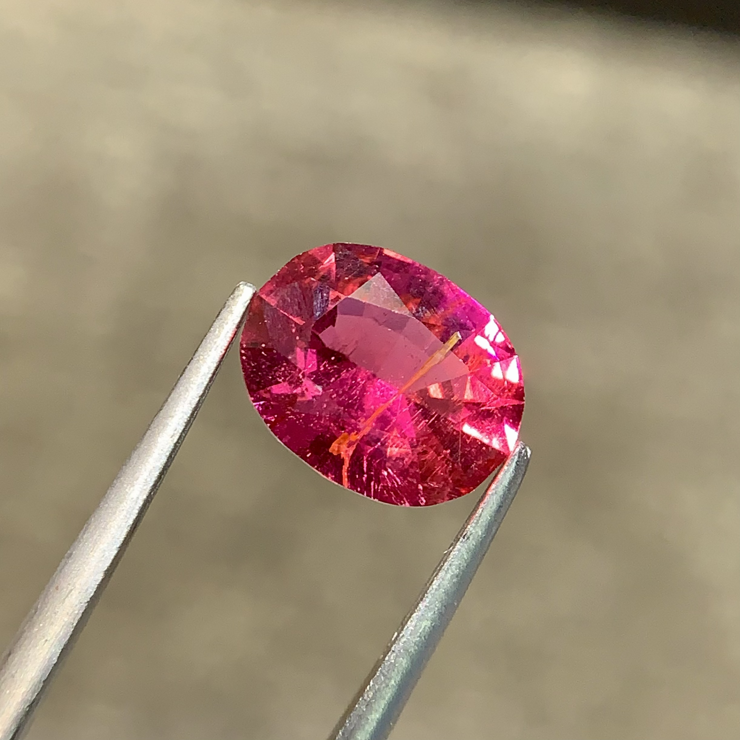 1.57Ct Hot Red Rubellite Tourmaline