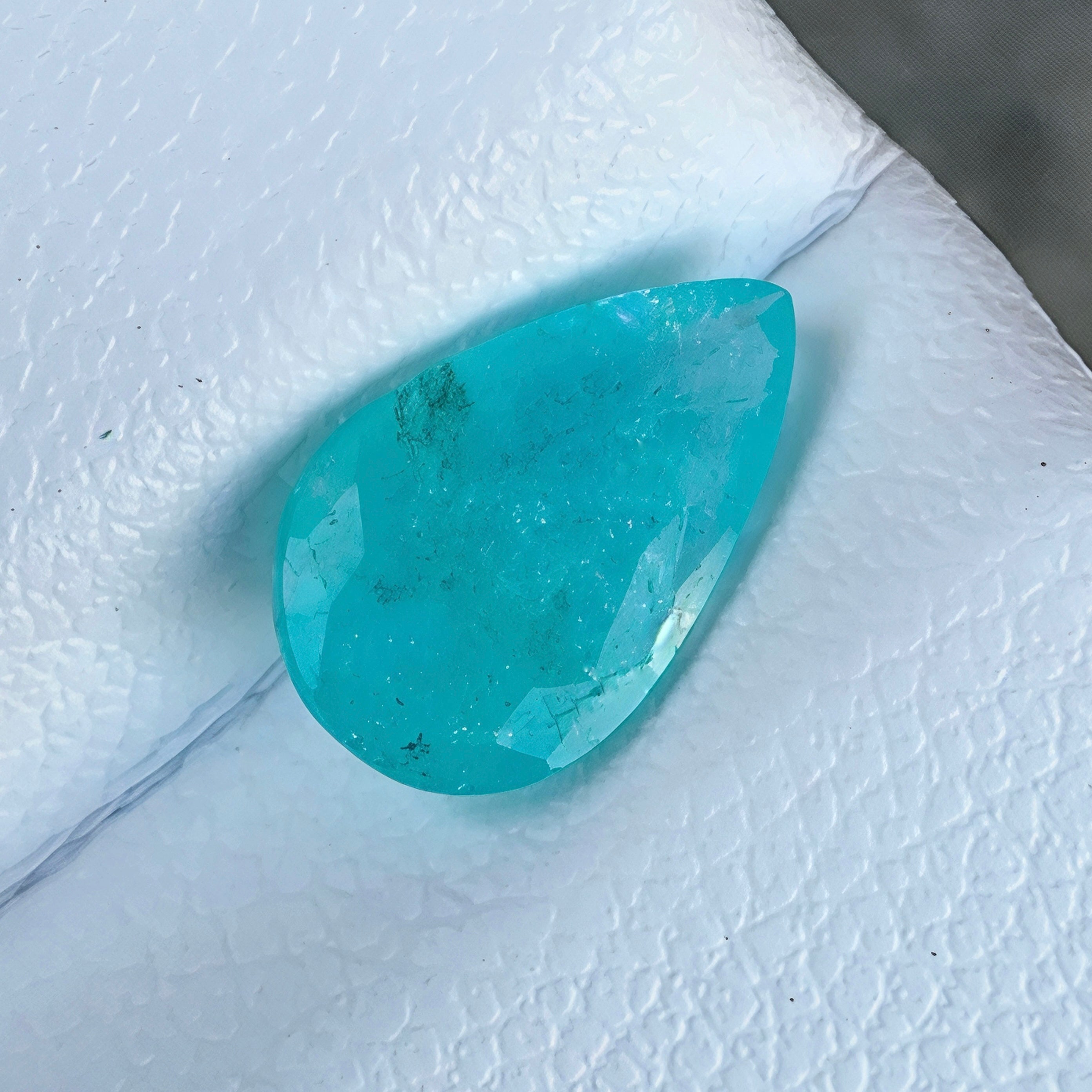 1.24 Ct ICA Certified Paraiba Tourmaline Pear