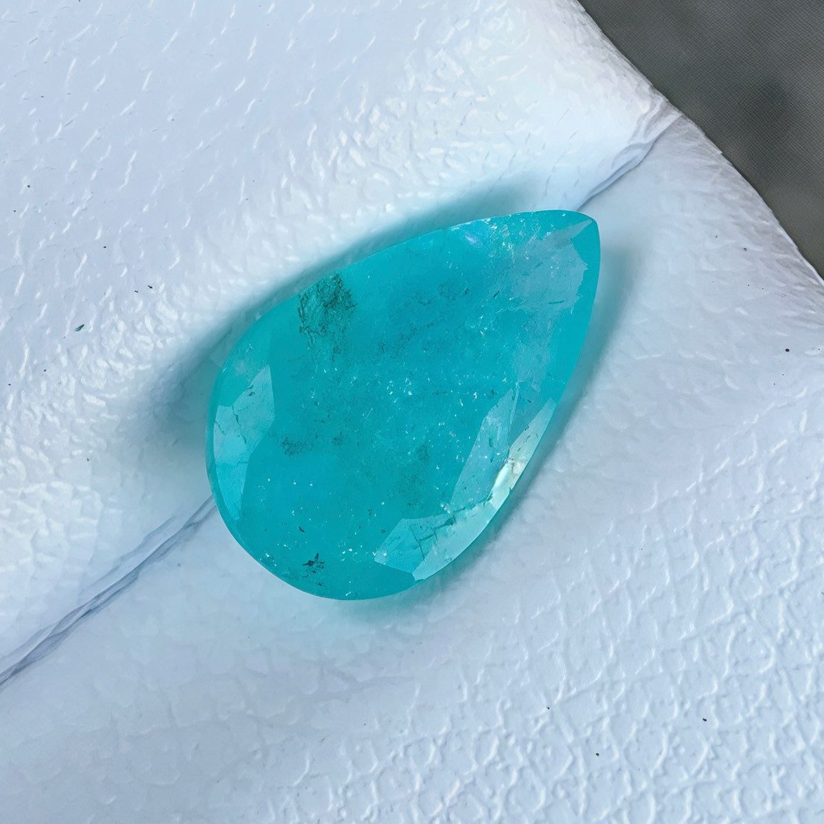 1.24 Ct ICA Certified Paraiba Tourmaline Pear