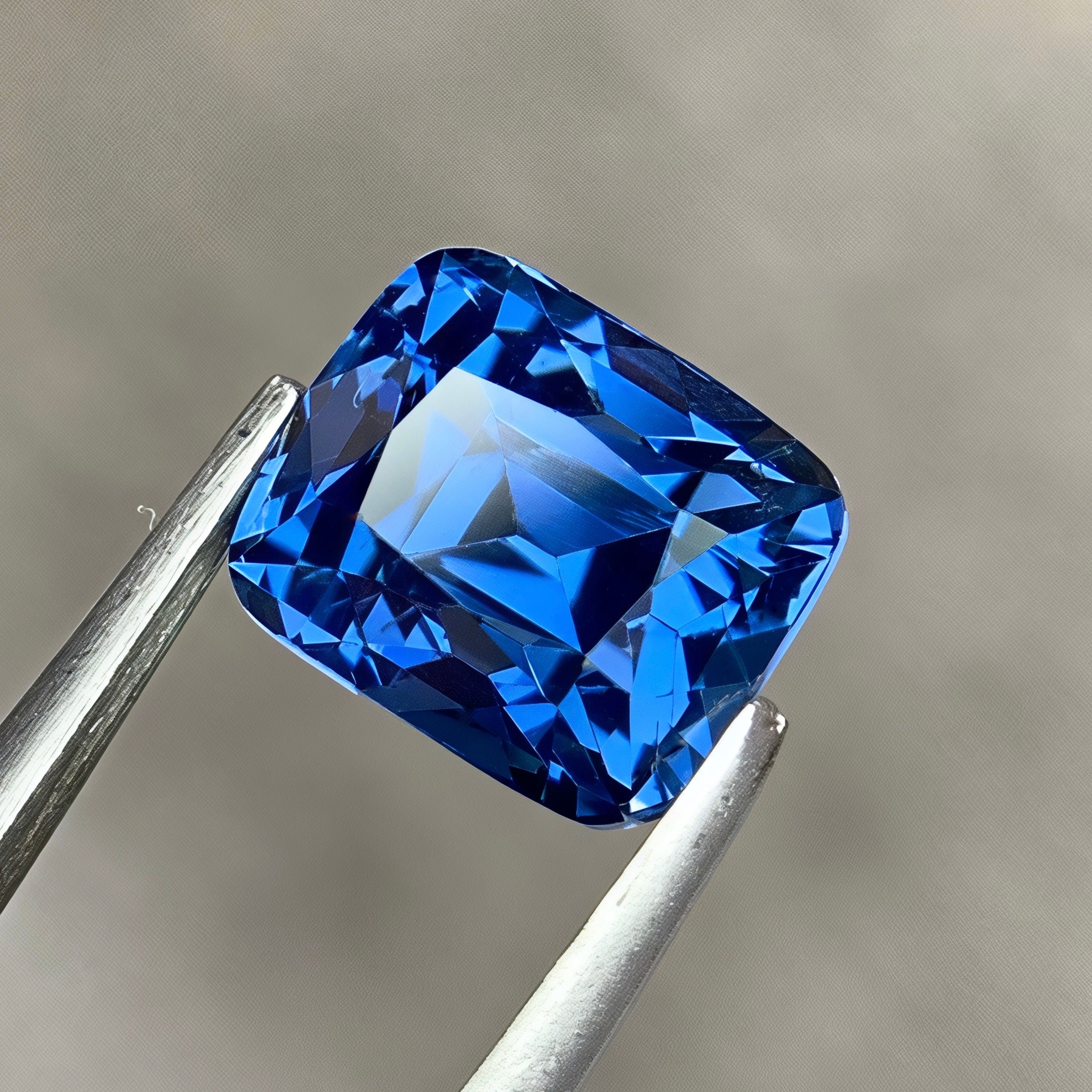 2.15 Ct Certified Cobalt Blue Spinel Cushion Cut