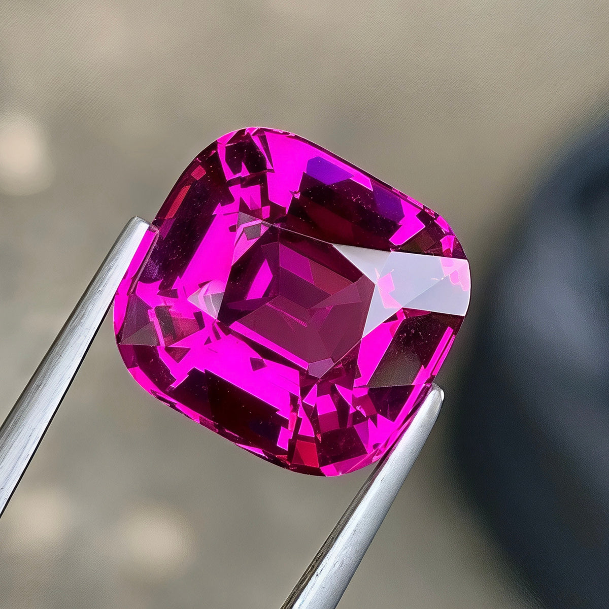 4.72Ct Vivid Pink Garnet