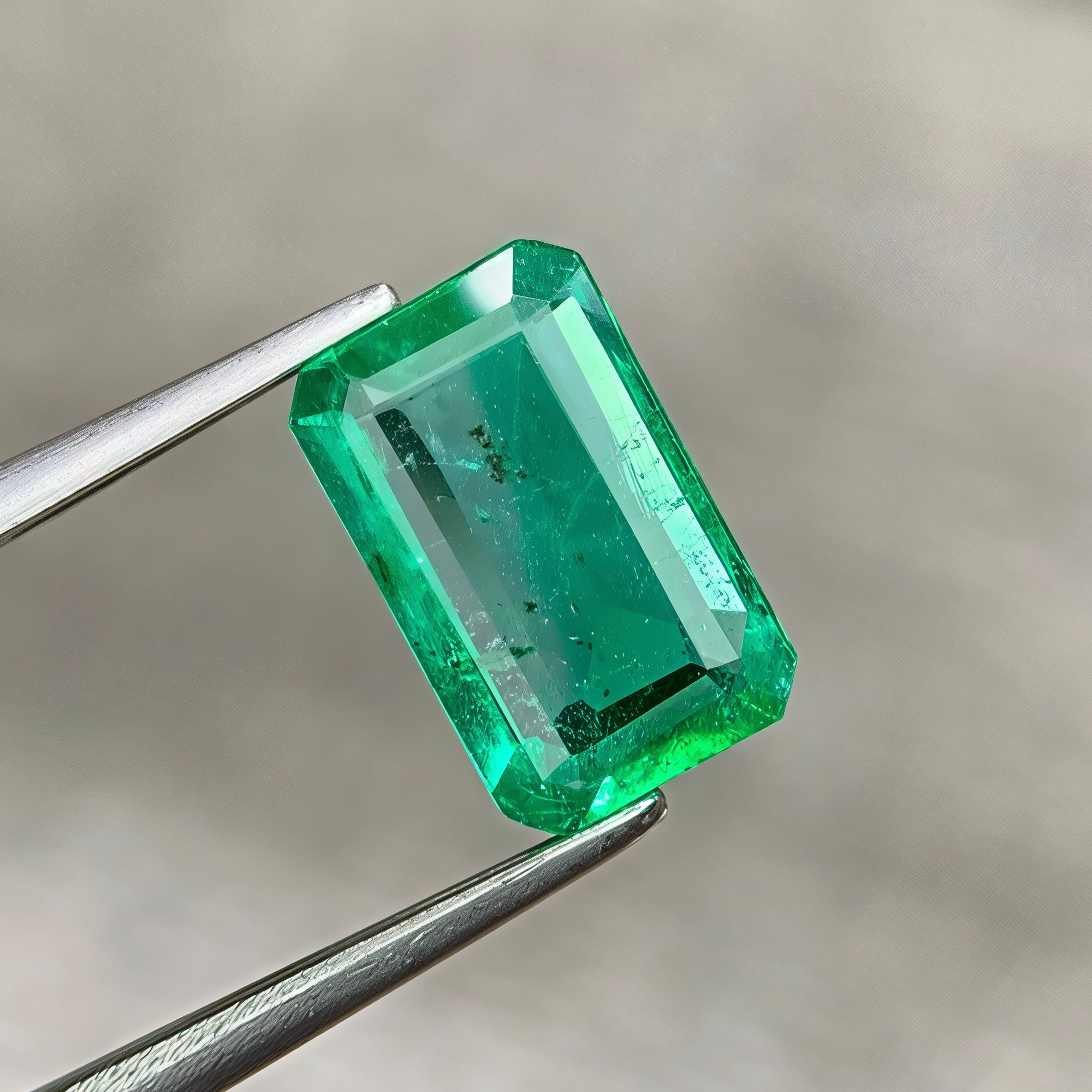 1.51 Ct Natural Zambian Emerald Emerald Cut