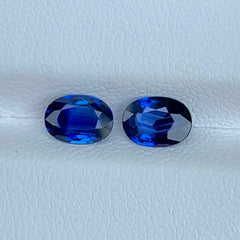 1.52Ct Blue Sapphire Pair