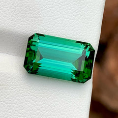 Juicy Bluish Green Tourmaline Gem