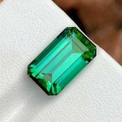 Juicy Bluish Green Tourmaline Gem