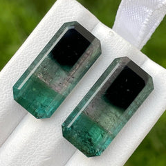 Rare Color Tourmaline Pair Stone