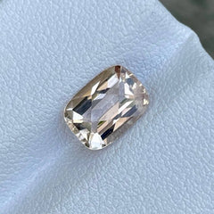 2.17 Carats Peach Topaz Cushion Stone