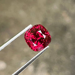 2.20 Carats Red Spinel Cushion Stone