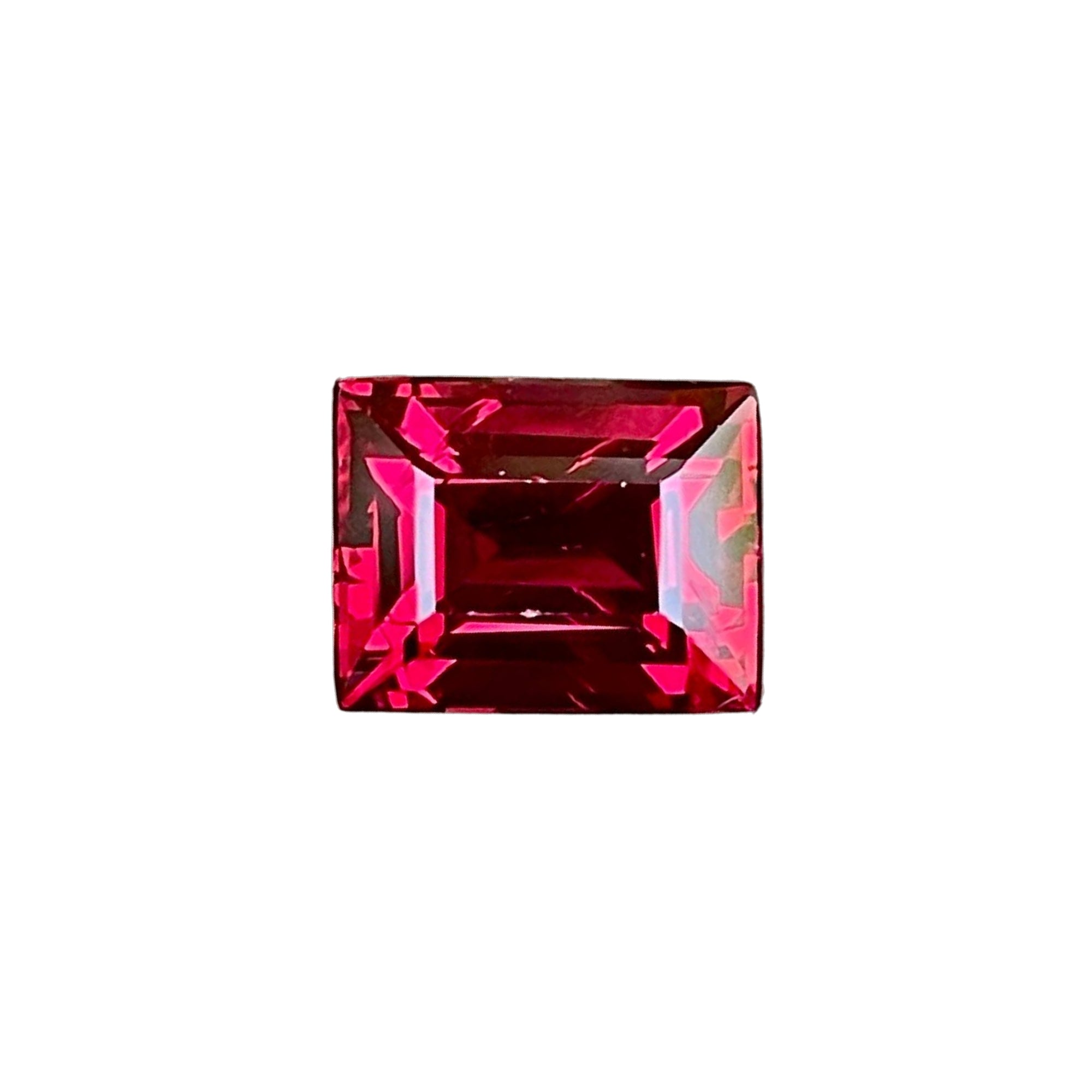 3.05 Carats Red Spinel Baguette Stone