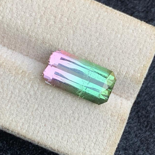 5.40ct Bi-Color Tourmaline Scissor Cut