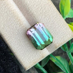 8.67ct Bi-Color Tourmaline Emerald Cut