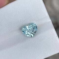 3.10 Carats Heart Shape Aquamarine Gem