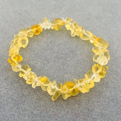 Handmade Citrine Stone Beaded Bracelet