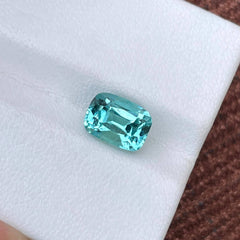 3.20 Carats Blue Tourmaline Stone