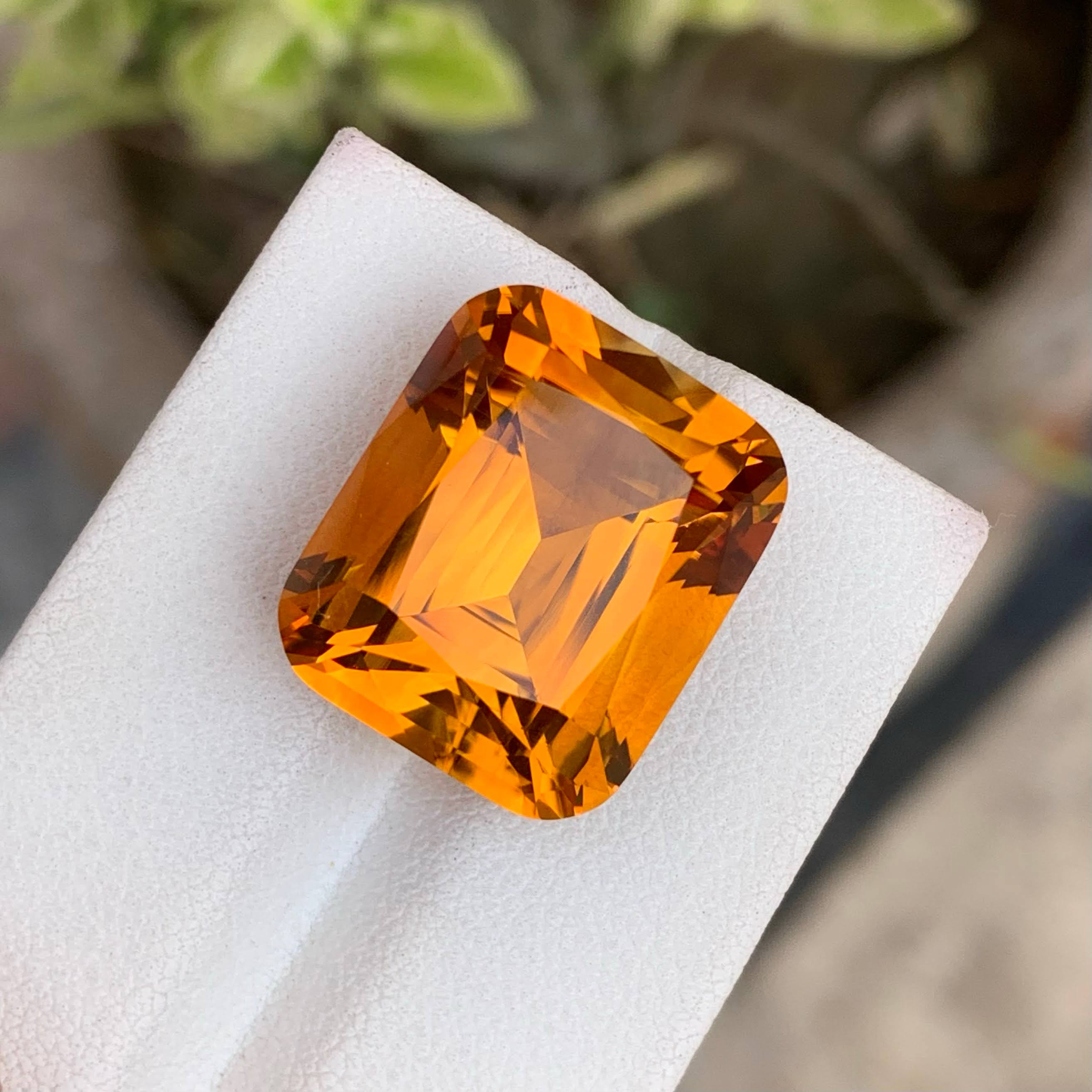 21.70Ct Mandarin Citrine