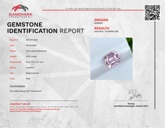 Pink Tourmaline 3.65 Carat Cushion Cut