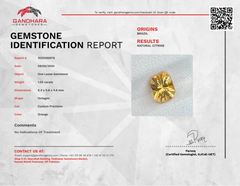 1.05 Carats Custom Precision Citrine