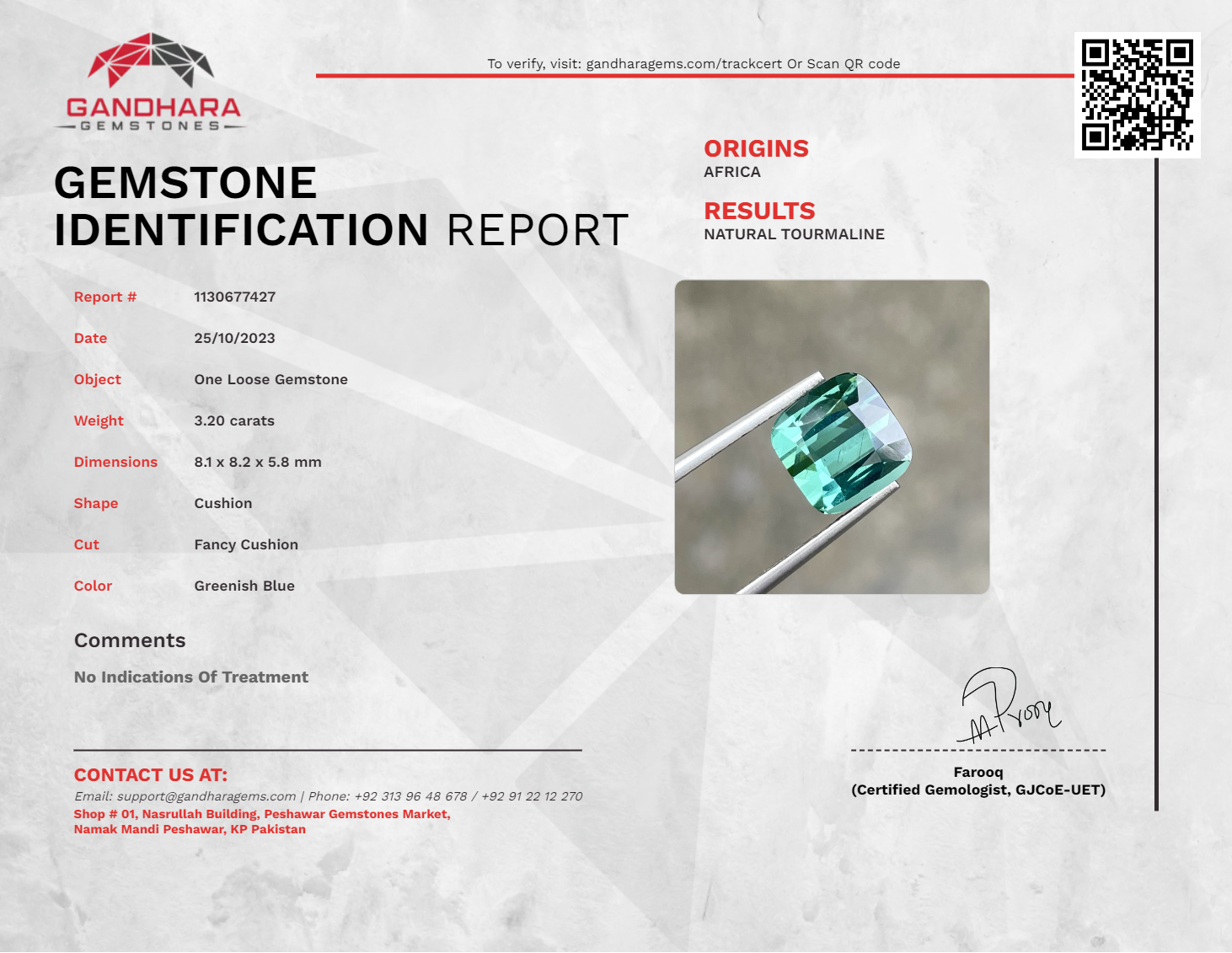 Gemscan Certification Gemscan Certification