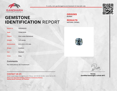 1.41 Carats Gray Burmese Spinel
