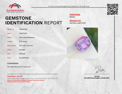 6.70 carats Rose de France Amethyst