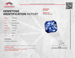 1.56 Carats Blue Sapphire Stone