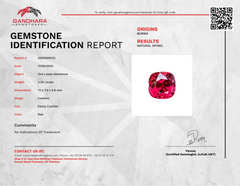 2.20 Carats Red Spinel Cushion Stone