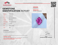 7.15 Carat Pink Tourmaline Cushion Cut