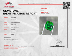 2.84 Carats Green Tsavorite Garnet Gem