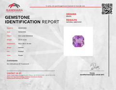 35.45 ct Natural Purple Amethyst Gemstone