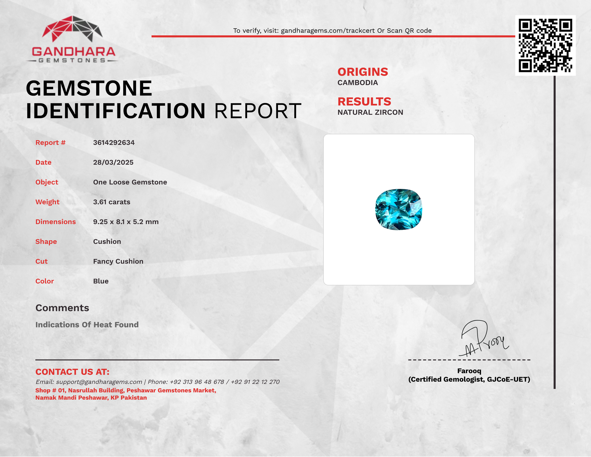 Buy Zircon Gemstones at best price | Gandhara Gems