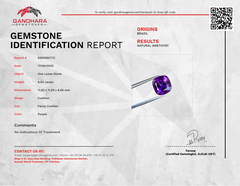 6.50 Carats Purple Amethyst Gemstone