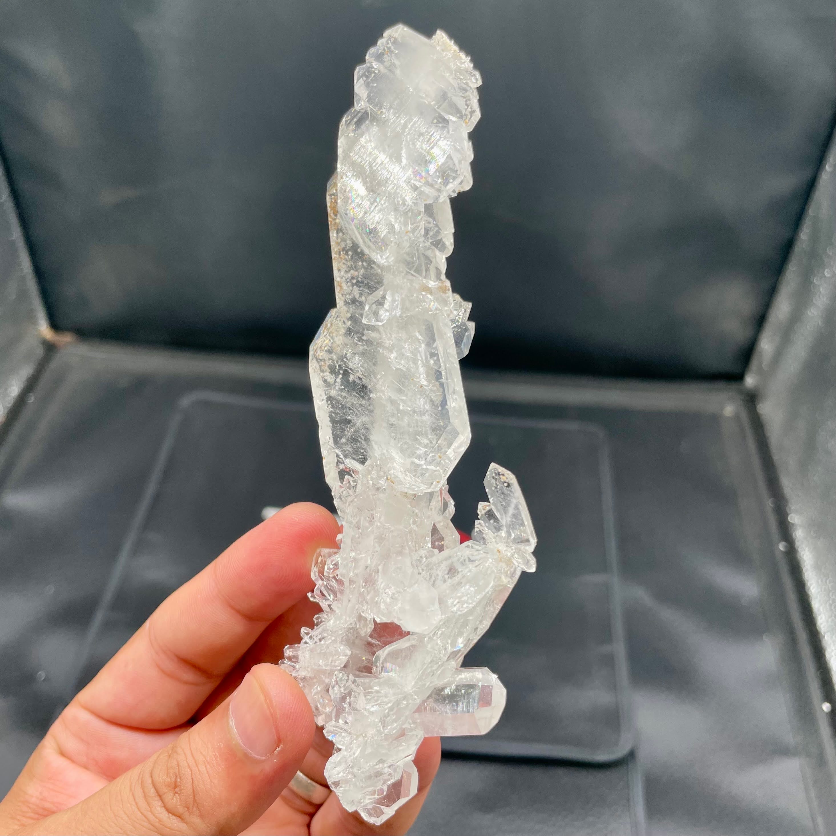Clear Quartz Crystals Specimen