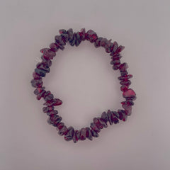 Handmade Garnet Stone Beaded Bracelet