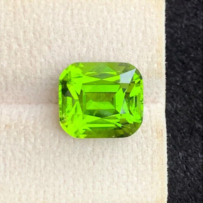 8.95ct Green Peridot Cushion Cut