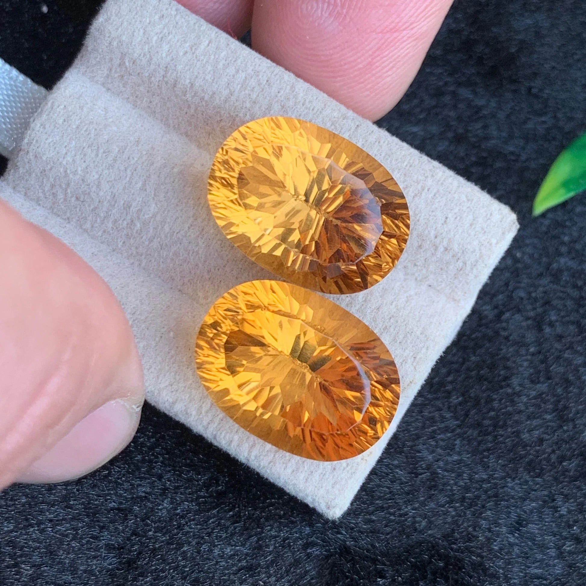 33.08Ct Citrine Pair