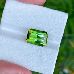 8.38 Carats Green Tourmaline Gemstone