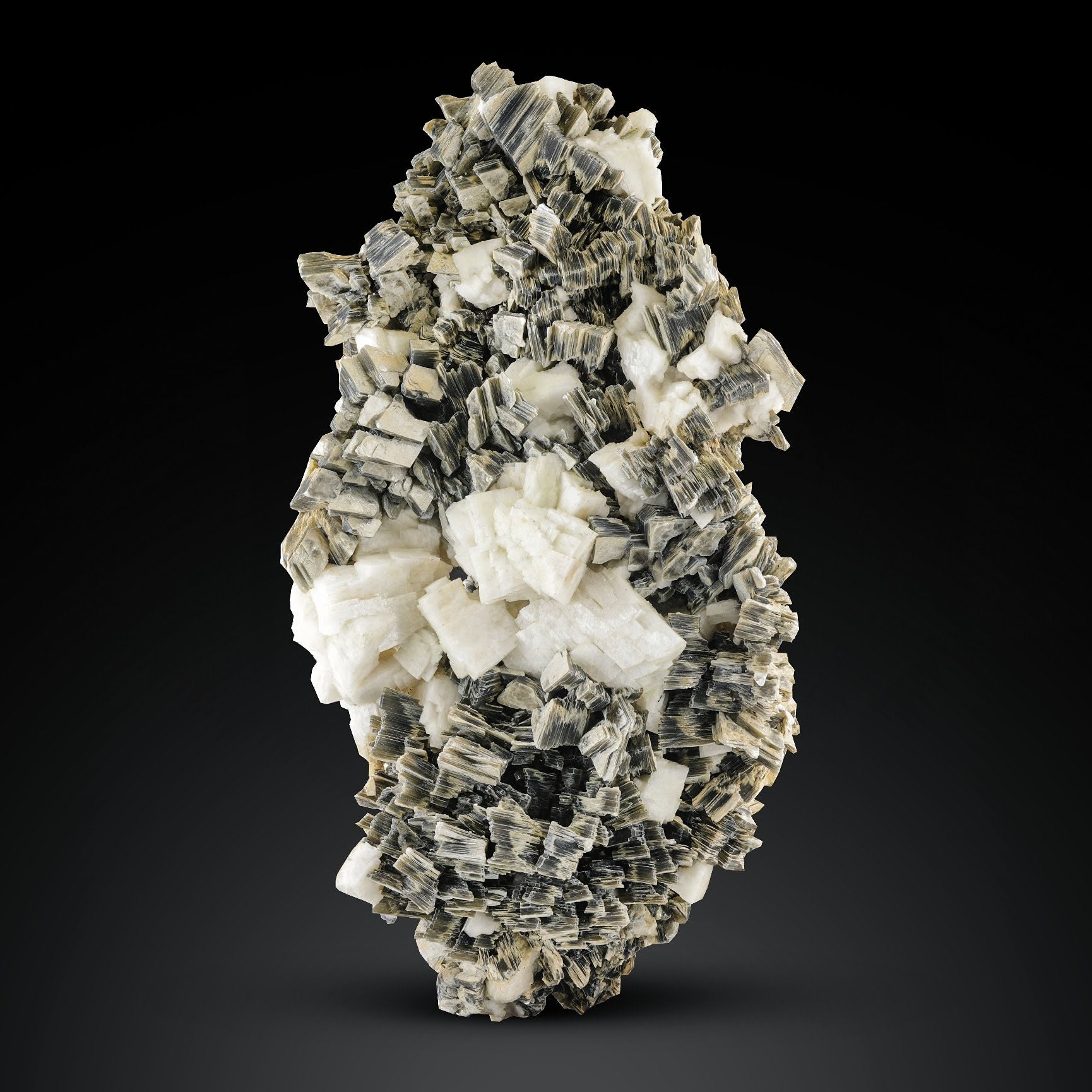 Muscovite Mica Cluster with Albite