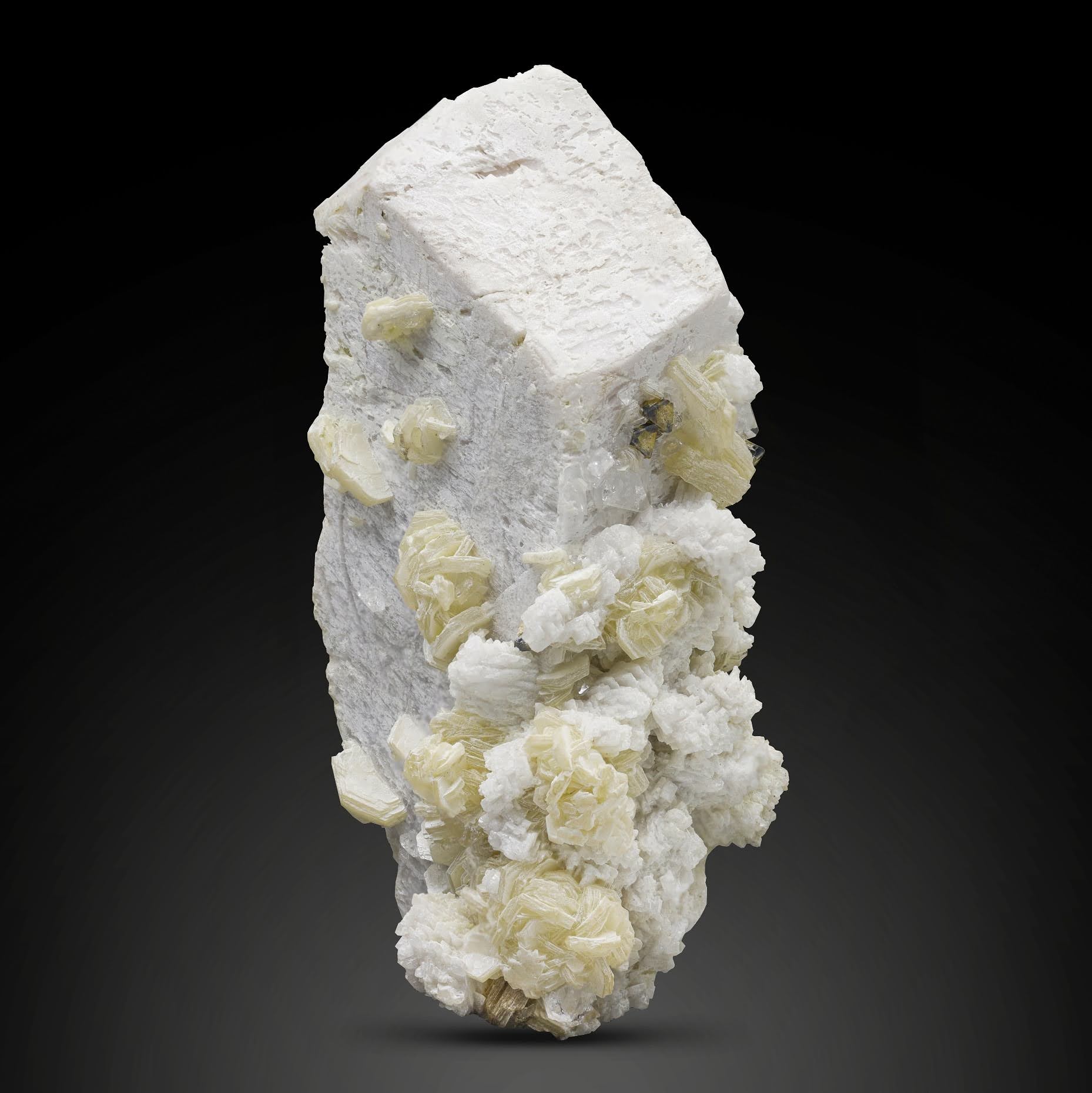 Buy Microlite on Microcline with Muscovite | at GandharaGems | Gandhara ...