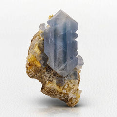 Free Standing Celestite with Calcite