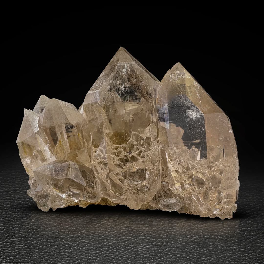 Cluster of Smoky Quartz Crystals