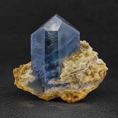 Pointed Celestite with Calcite Matrix