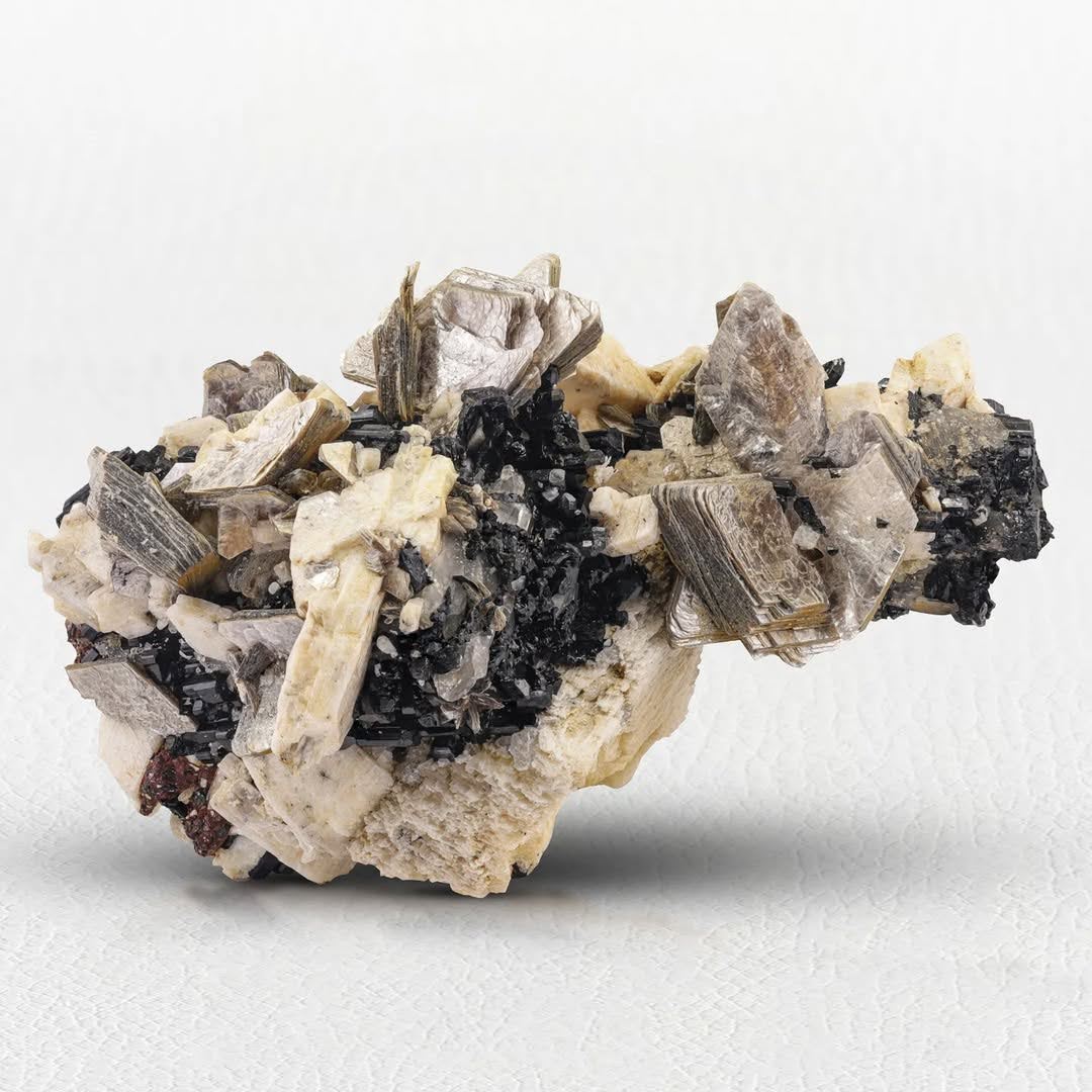  Muscovite with Schorl and Albite