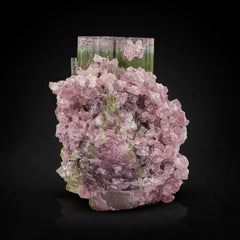 Bi Color Tourmaline with Lepidolite