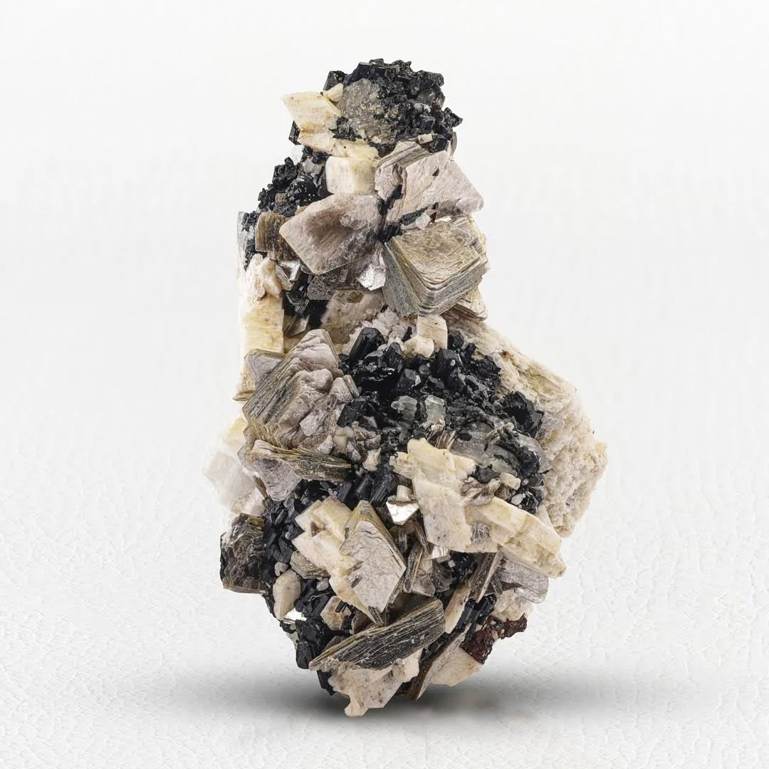  Muscovite with Schorl and Albite