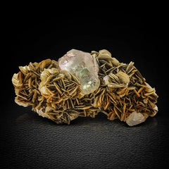 Fluorite Crystal on Muscovite Matrix