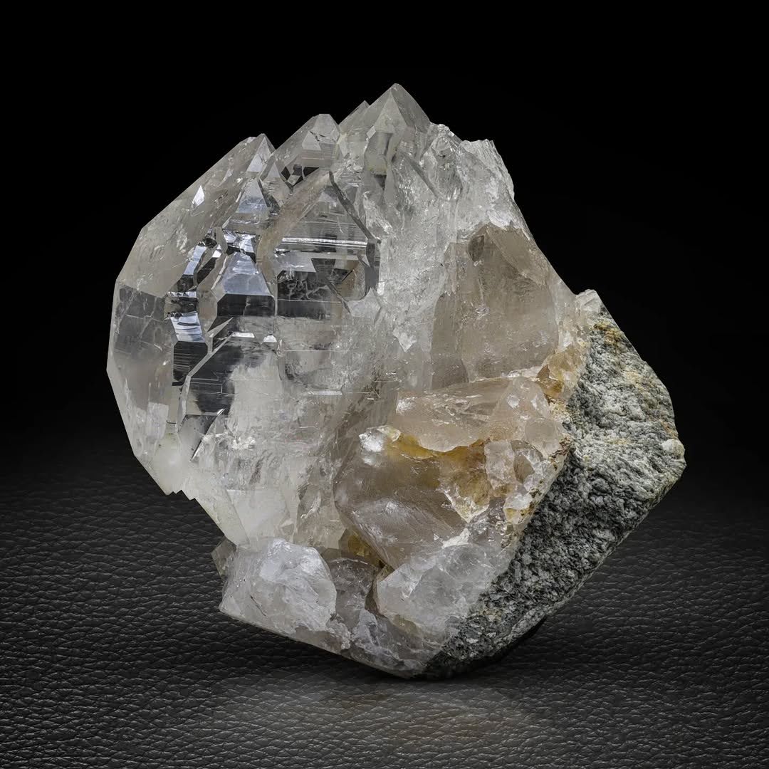 Gwindel Quartz Crystals on Matrix