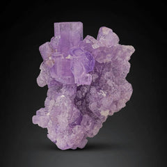 Purple Fluoroapatite Crystal Cluster