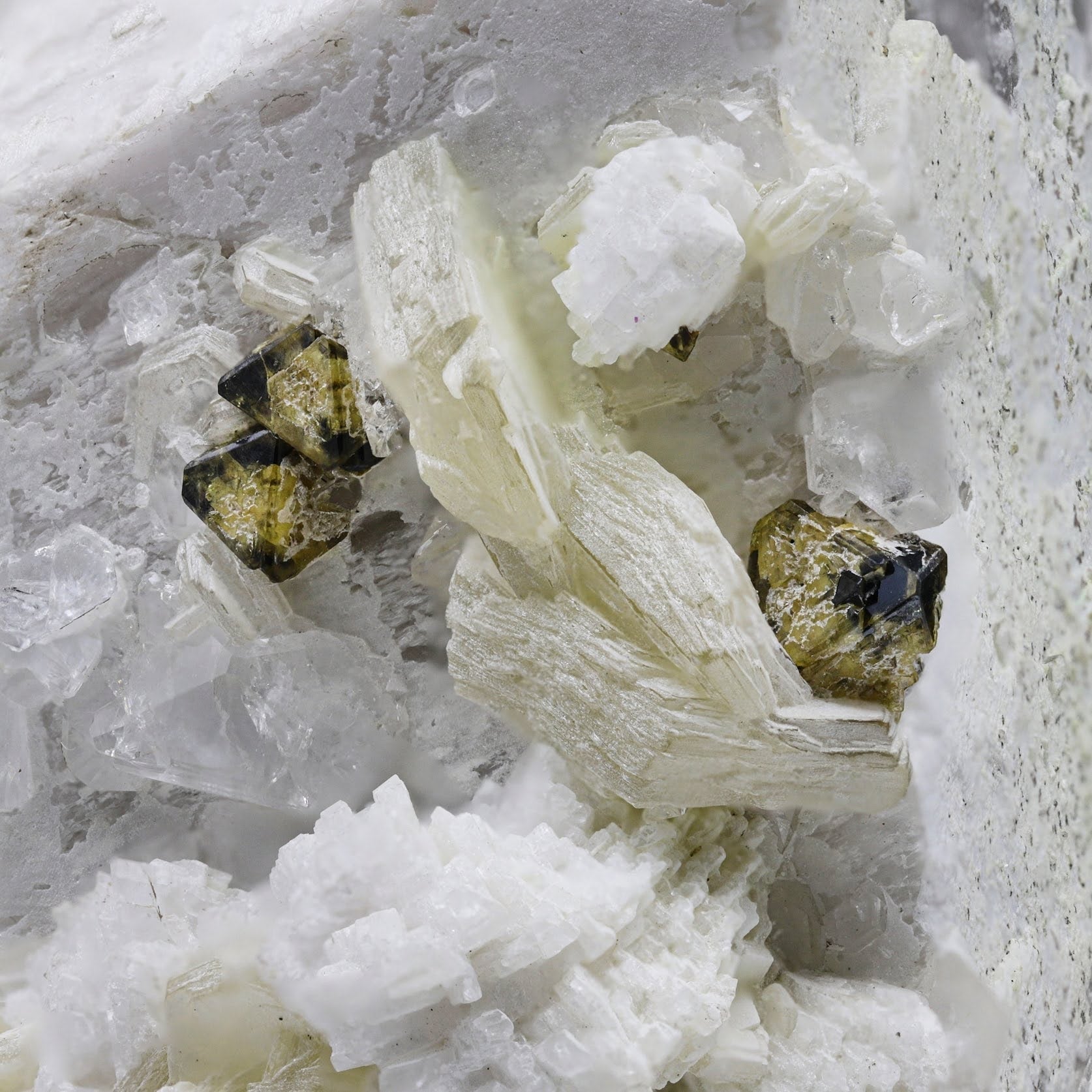Buy Microlite on Microcline with Muscovite | at GandharaGems | Gandhara ...